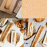 Honkenda 50 Pack Packaging (23.2x4.3 inch) Baguette Kraft Paper Bread Bags with Clear Front Window and Seal stickers