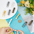 UNICRAFTALE 20Pcs Hair Barrettes Settings Brass DIY Blank Hair Barrettes for Women