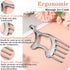 Hadnves 5 1 in Metal Gua Sha Facial Tools Handheld Head Massage Comb Stainless Steel Scalp Guasha Massager Point Tool