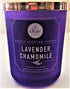 Lavender Chamomile Scented Candle in Large Matte Purple Tumbler