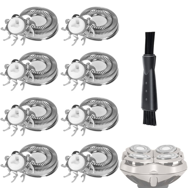 Shaver Replacement Blades for Skull Shaver Pitbull Gold Pro, Men's Electric Shaver Replacement Heads, 8 Count