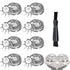 Shaver Replacement Blades for Skull Shaver Pitbull Gold Pro, Men's Electric Shaver Replacement Heads, 8 Count