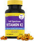 InnovixLabs Full Spectrum Vitamin K2 MK-7 - 90 Capsules, 600 mcg for General Health & Bones, Soy & Gluten Free