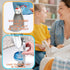 Detergent Cup Holder Set of 2, Besuerte Tidy Cup Laundry Drip Catcher, Durable, No-Fall, No Drips or Spills (Grey)