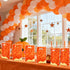 SAVITA 50pcs 25x16.5cm/9.8x6.5in Anime Theme, Plastic Party Favor Goodie Candy Treat Snack Gift Bag with Handles Yellow