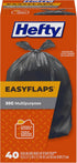 RFPE27744 - Hefty Easy Flaps 30Gal LGE Trash Bags