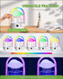 Weljoy Aromatherapy Essential Oil Diffuser Rainbow Rain Cloud Micro Humidifier Water Drip Mushroom Diffuser