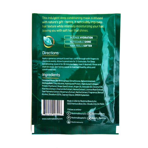 Reshma Beauty Deep Conditioning Hair Mask - Hair Treatment Infused with Collagen & Pro-Vitamin B5 (Pack of 1), 1.05