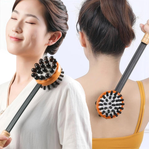 KINTEGOOD Hammer, Hammer Massage Meridians Back Knock Massager, Double Head Back Scratcher Percussion Massager, Manual