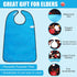 Washable Adult Bibs with Crumb Catcher - Clothing Protectors for Women