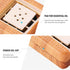 Weljoy Portable Wood Grain Diffuser for Essential Oils – Mini Size for Car or Travel, Quiet, Waterless, Rechargeable