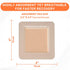 MedVance Bordered Silver Silicone Ag Sterile Absorbent Antibacterial Dressing 4"x 4" 5 Count