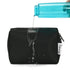 Large Black Makeup Bag - Zipper Pouch Travel Cosmetic Organizer for Women