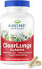 RidgeCrest Herbals ClearLungs Classic, 60 Caps for Natural Lung and Nasal Health Support