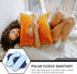 HAKIDZEL 8pcs Set Reusable Washable Menstrual Pads Flannel Nursing Sanitary Towels High Absorbency Day and Night