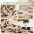 Set 6 Pack Aromatherapy Essential Oils Gift - (Lavender, Vanilla, Peppermint, Orange, Lemongrass, Cedarwood)
