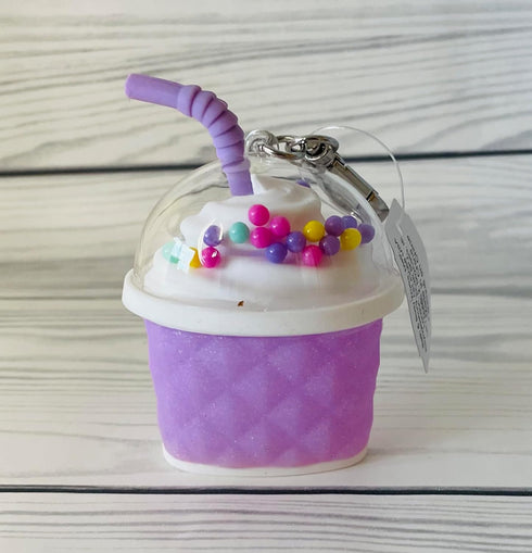 Purple Faceted Drink Cup Pocketbac Holder for Hand Sanitizer