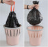 1.2 Gallon Black Garbage Bags, Small Drawstring Trash Bags, 3 Rolls, 110 Counts