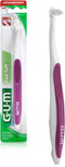 GUM End Tuft Toothbrush - Extra Small Head for Hard-to-Reach Areas, Soft Dental Brush for Adults, 1ct