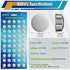 PGSONIC 50 Pack LR44 1.5 Batteries, Volt Alkaline Button Cell Batteries with Long Lasting Power