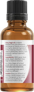Viva Doria 100% Pure Clary Sage Essential Oil, Undiluted, Food Grade, 30 mL (1 Fl Oz)