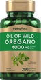 Piping Rock Oil of Oregano, 4000mg, 200 Softgel Capsules, Herbal Supplement, Non-GMO, Gluten Free Pills