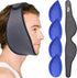 Hilph Face Ice Pack Head Wrap for Wisdom Teeth, Jaw & Chin, Dental Surgery with 4 Hot Cold Packs (Gray)