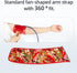 Small Blood Pressure Cuff 5.9''-9.5'' for Arm Circumference, Replacement BP Cuff with 6 Connectors - Red Classical