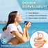 Marine Collagen Peptides Powder - Type I & III Hydrolyzed Collagen with Probiotics, Vitamin C & Hyaluronic Acid for