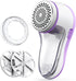 POPCHOSE Fabric Shaver - Electric Lint Remover for Clothes, Sweater Shaver with 6-Leaves Blades, Violet Purple