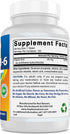 Best Naturals Vitamin B6 25mg, 120 Tablets, Pack of 3