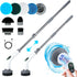 Zurostcae Electric Spin Scrubber, 550 RPM Cordless Home Cleaning Brush with Extended Handle,