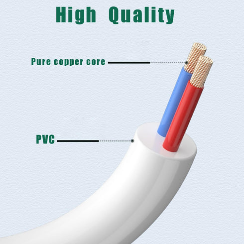 qinlei D2/S2 C2 1 Pack Charger Cord Replacement for Bitvae Electric Toothbrush, Water Flosser