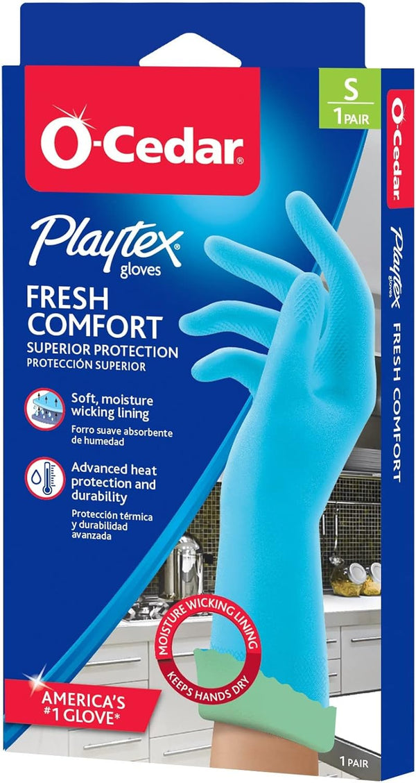 PLAYTEX Fresh Comfort Small Gloves - 1 Count, Pack of 6