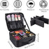 JOURMON Travel Makeup Bag - Portable Cosmetic Case Organizer with Adjustable Dividers for Makeup Brushes and Accessories
