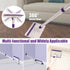 Baseboard Cleaner Tool with Handle, 60" Extendable Long Handle Cleaner with 5 Reusable Pads for Baseboards and Walls