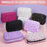 SIDESUGAR Tampon Holder for Purse Period Bag Waterproof Geometric PU Sanitary Napkin Storage Bag Portable Menstrual Cup
