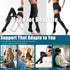 Socks,20-30 mmHg Thigh High Compression Open Toe Compression Stockings for Men Women,for Varicose Veins,Edema,DVT