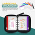 Set Timueetech Water-Proof Pill Pouch Large Pill Organizer, Pill Loose-Leaf Storage with Color-Coded Medicine