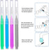 100 Pieces Interdental Brush Toothpick Dental Hygiene Flosser Cleaners for Oral Tooth Cleaning Tool (Attractive Colors)