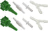8pk Oxygen Tubing Connector Kit, Includes 2ea Straight, Swivel, Y, Christmas Tree Connectors