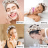 Canitor Spa Headband Wrist Bands Set with Hair Clips, Non Slip Puffy Terry Cloth Makeup Headband for Washing Face