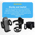 Pack, 2 Mobility Combo Hook, Phone and Cup Holder for Walker, Portable Beverage Holder for Wheelchair and Strollers
