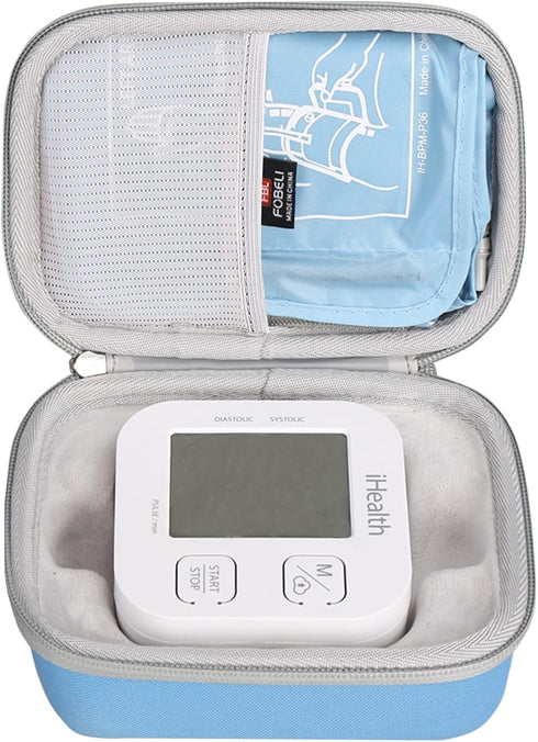 Hard Carrying Case Replacement for iHealth Track Smart Blood Pressure Monitor - Protective Travel Storage Bag (Case