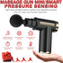 Massage Gun for Deep Tissue Pain Relief, Electric Mini Handheld Body Massager with 4 Heads & 6 Speeds