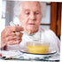 Hemoton 1 Set Elderly Tableware, Angled Grip Spoon, Handicapped Fork Spoon, Disability Aid Utensils, Stainless Steel