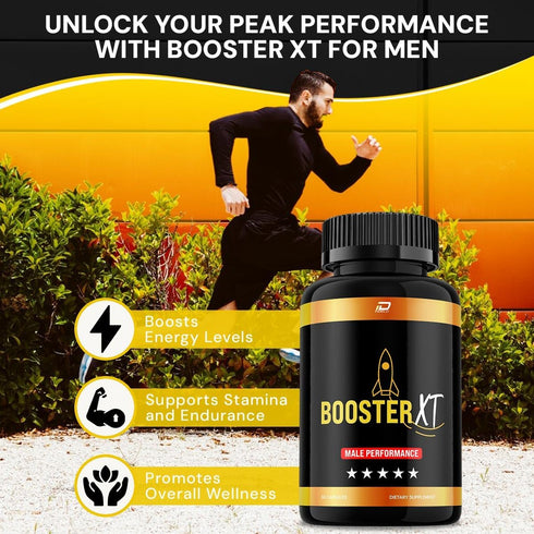 Indelo (1 Pack 60 Booster XT for Men Capsules, BoosterXT Vitamin Complex Pills, Booster-XT Official Formula, Booster XT
