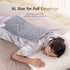 OCOOPA Electric Heating Pad for Back Pain Relief, XL Ultra Soft Plush, 6 Levels, Auto-Shut-Off Timer, 12"x24"