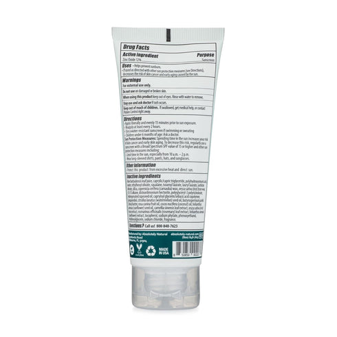 SPF 15 Mineral Sunscreen, Broad Spectrum Water Resistant Moisturizer Lotion for Body & Face, 3 Oz