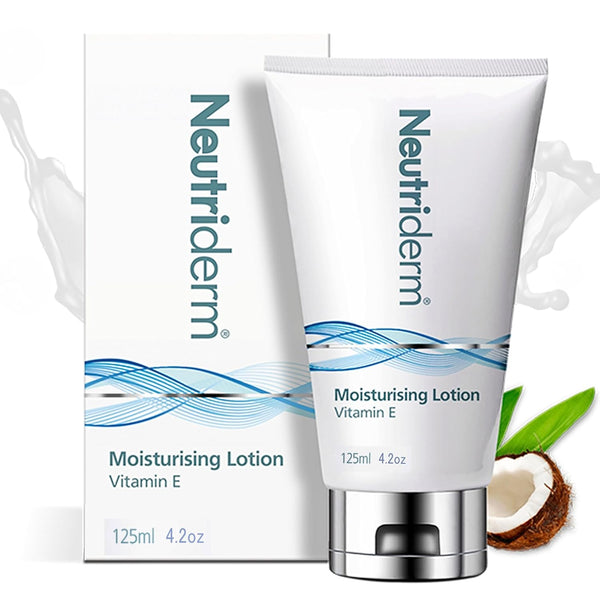 NEUTRIDERM Daily Face Moisturizer, 4.2 oz, Natural Vitamin E Cream for Dry, Acne-Prone, Aging Skin